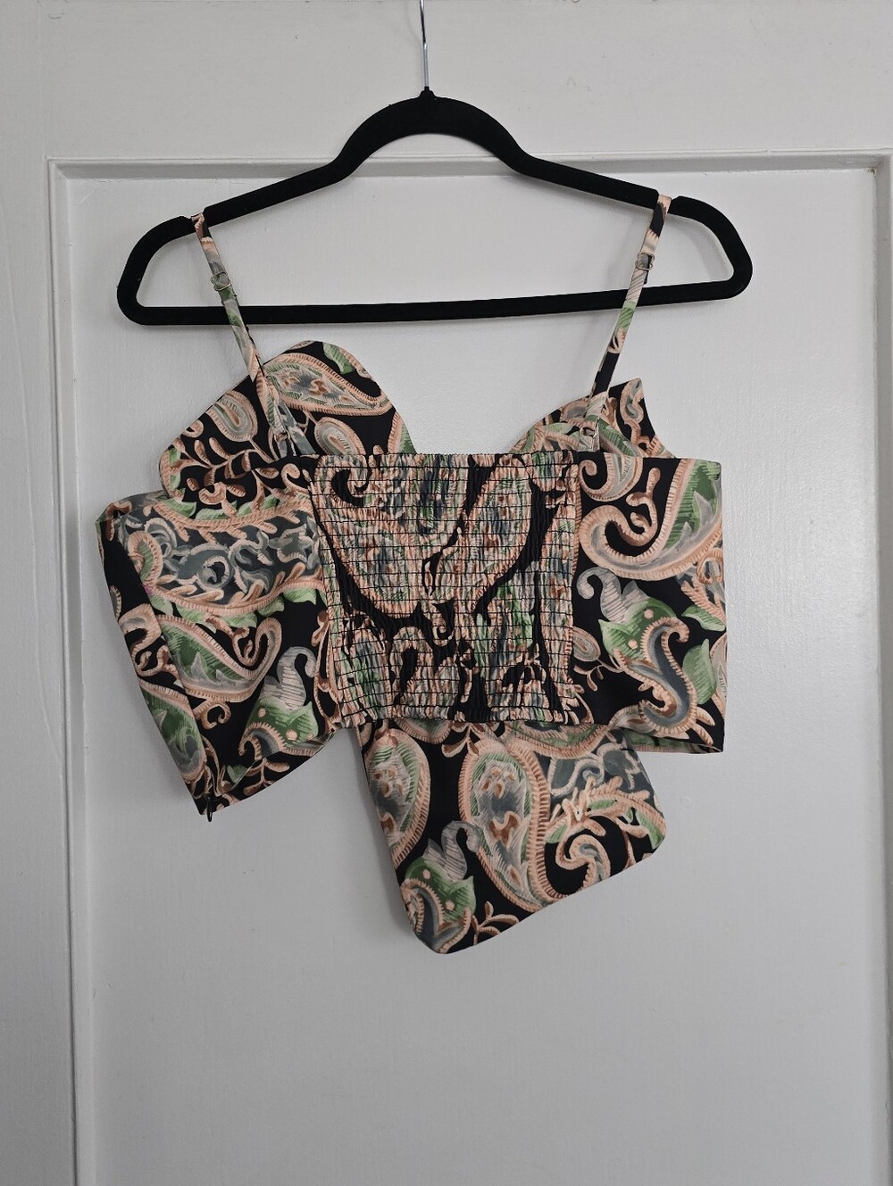 Strut & Bolt Vera Knotted Bow Top, Size Large - Picture 5 of 7